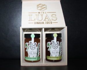 Estuche regalo miel Multíflora Primavera Temprana y Verano Tardío 2X260g