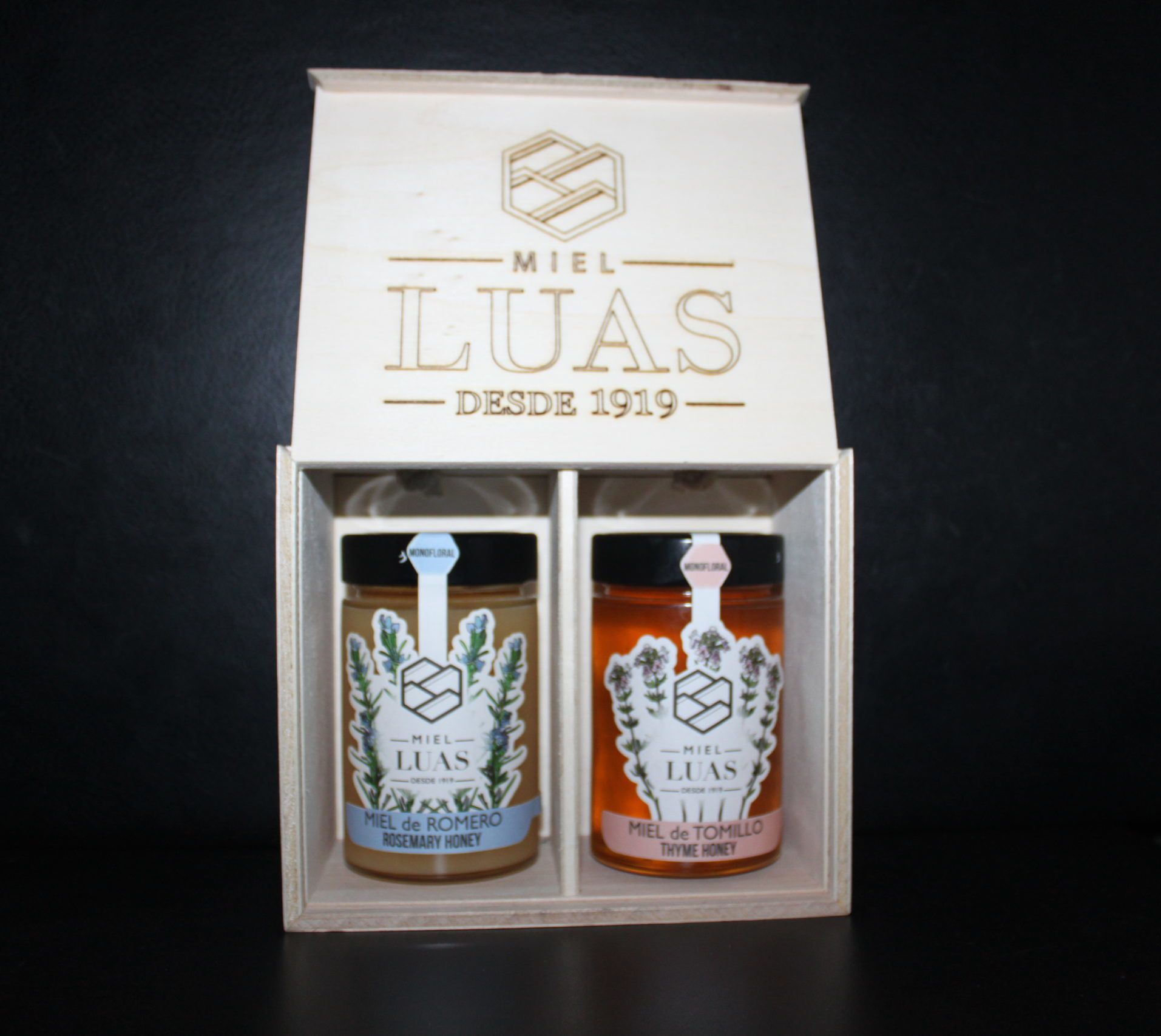 Regala Miel Romero, Tomillo+15% Estuche 2X260g Regala Miel Romero, Tomillo+15% Estuche 2X260g