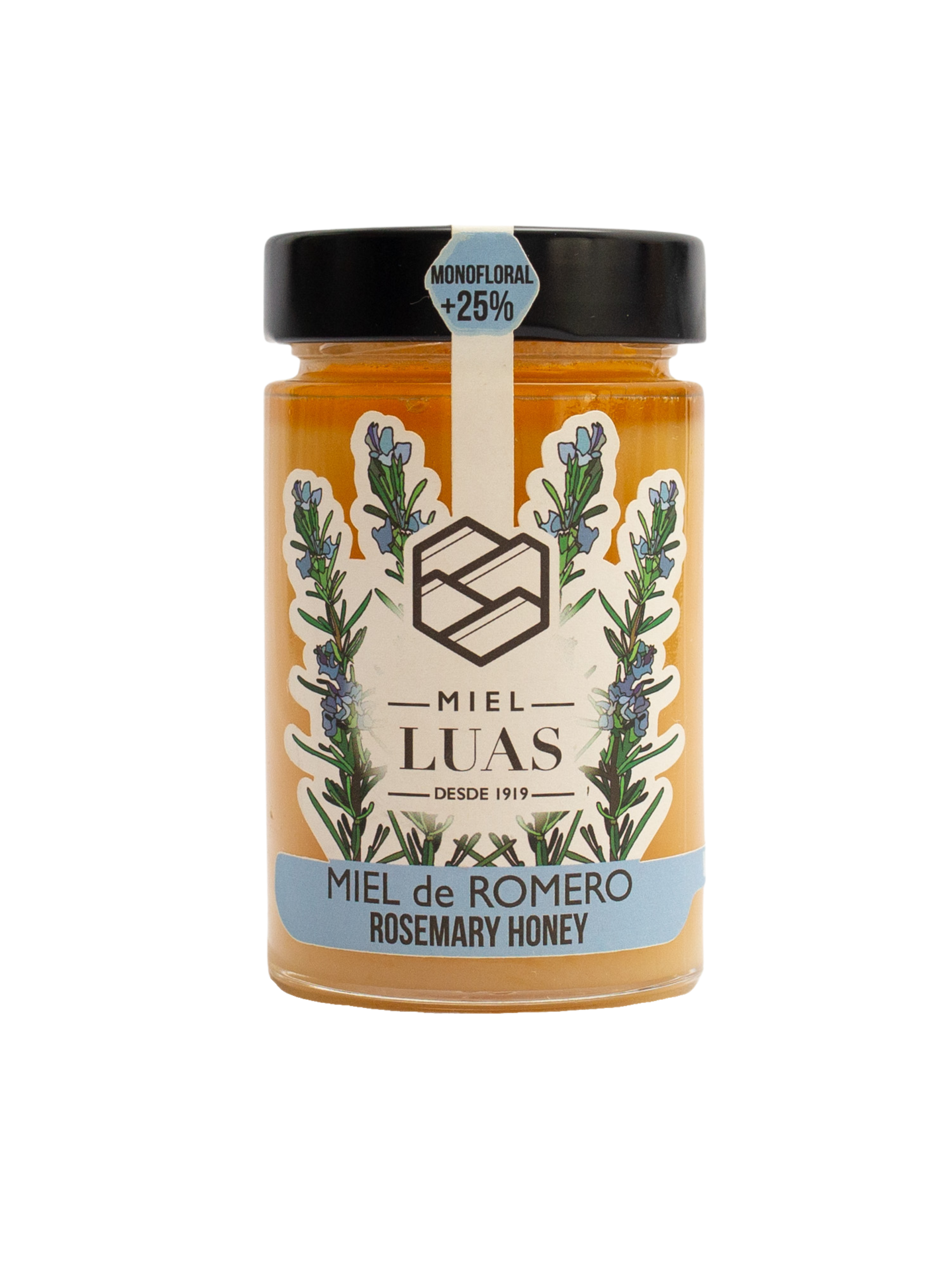 Miel Monofloral premium Romero+25% 260g Miel Monofloral premium Romero+25% 260g