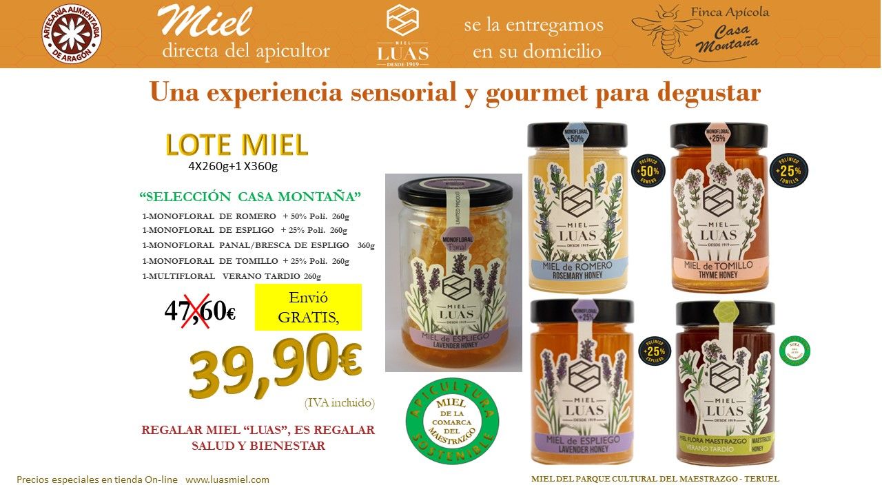Miel auténtica gourmet con identidad Miel auténtica gourmet con identidad